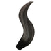 genius weft hair extensioms black with silver