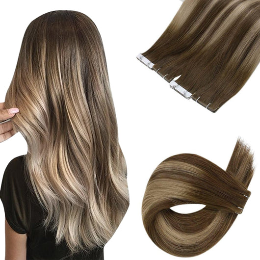 sunny hair healthy human hair high-quality high-quality human hair human hair extensions hurtless hair extensions invisible tape in hair