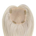 Real Hair Toppers Blonde Human Hair
