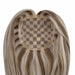 highlight brown blonde human hair toppers