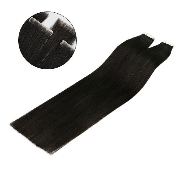 injected tape in hair extensions for black hair