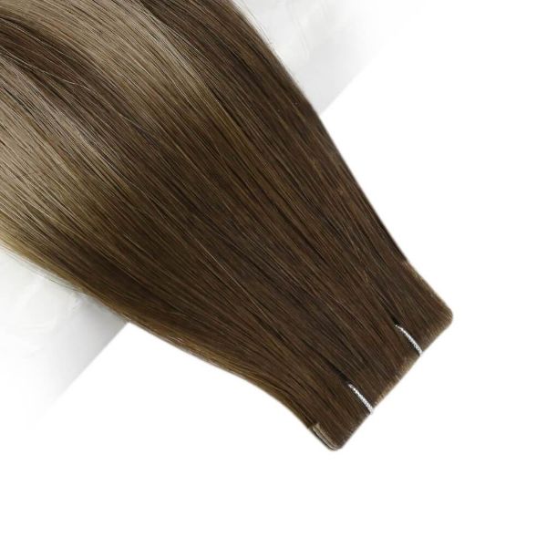 seamless injected tape in hair extensions