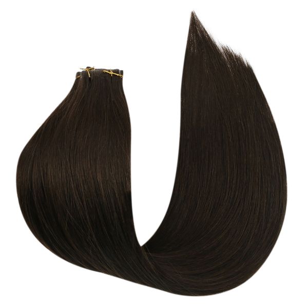 invisible seamless injected tape in hair extensions