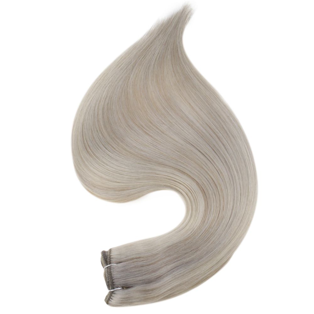 microbead weft hair extensions real human hair