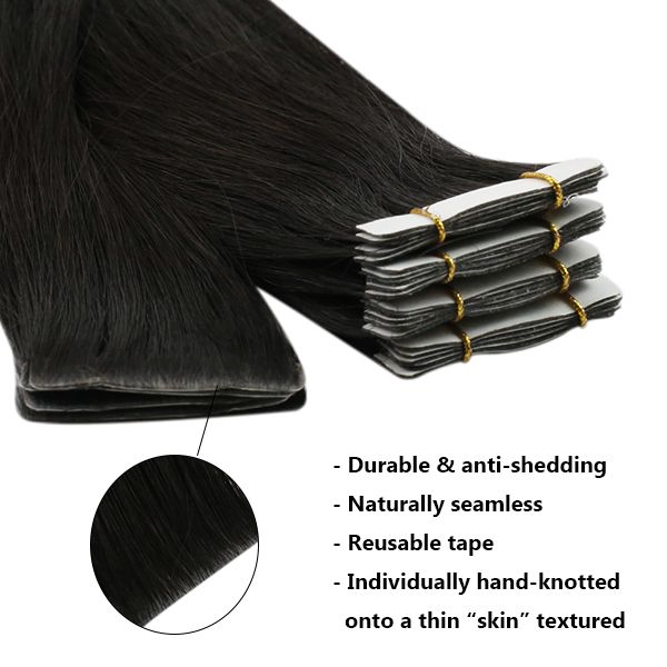 seamless invisible injection tape in extensions