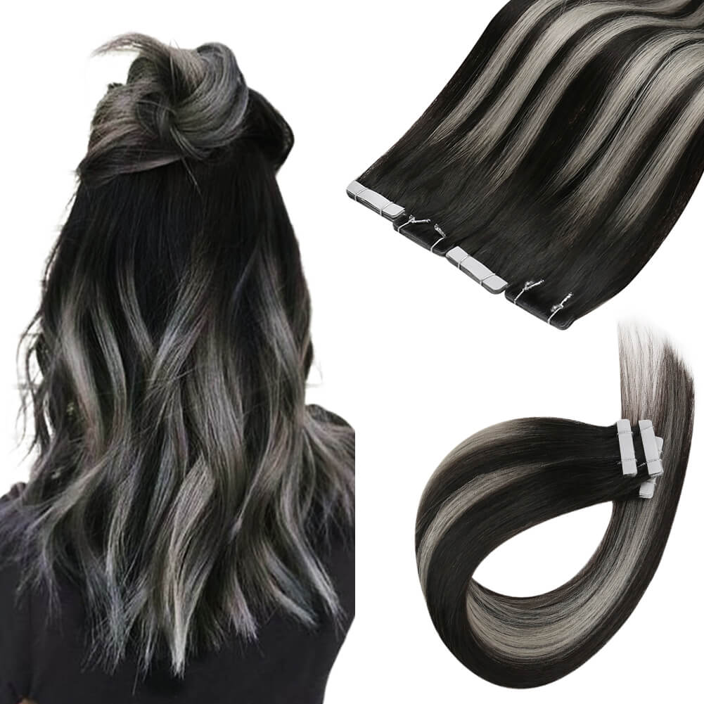 best tape in hair extensions invisible injected tape in