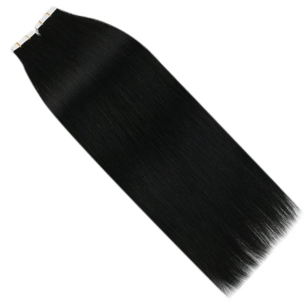 seamless tape in extensions for black hair 20inch