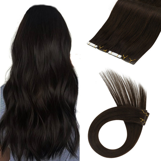 best tape in hair extensions real human hair