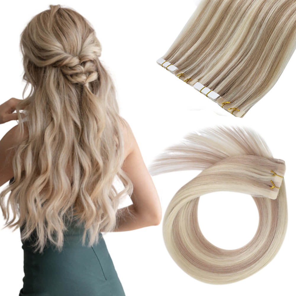 amazing hair tape in extensions virgin human hair