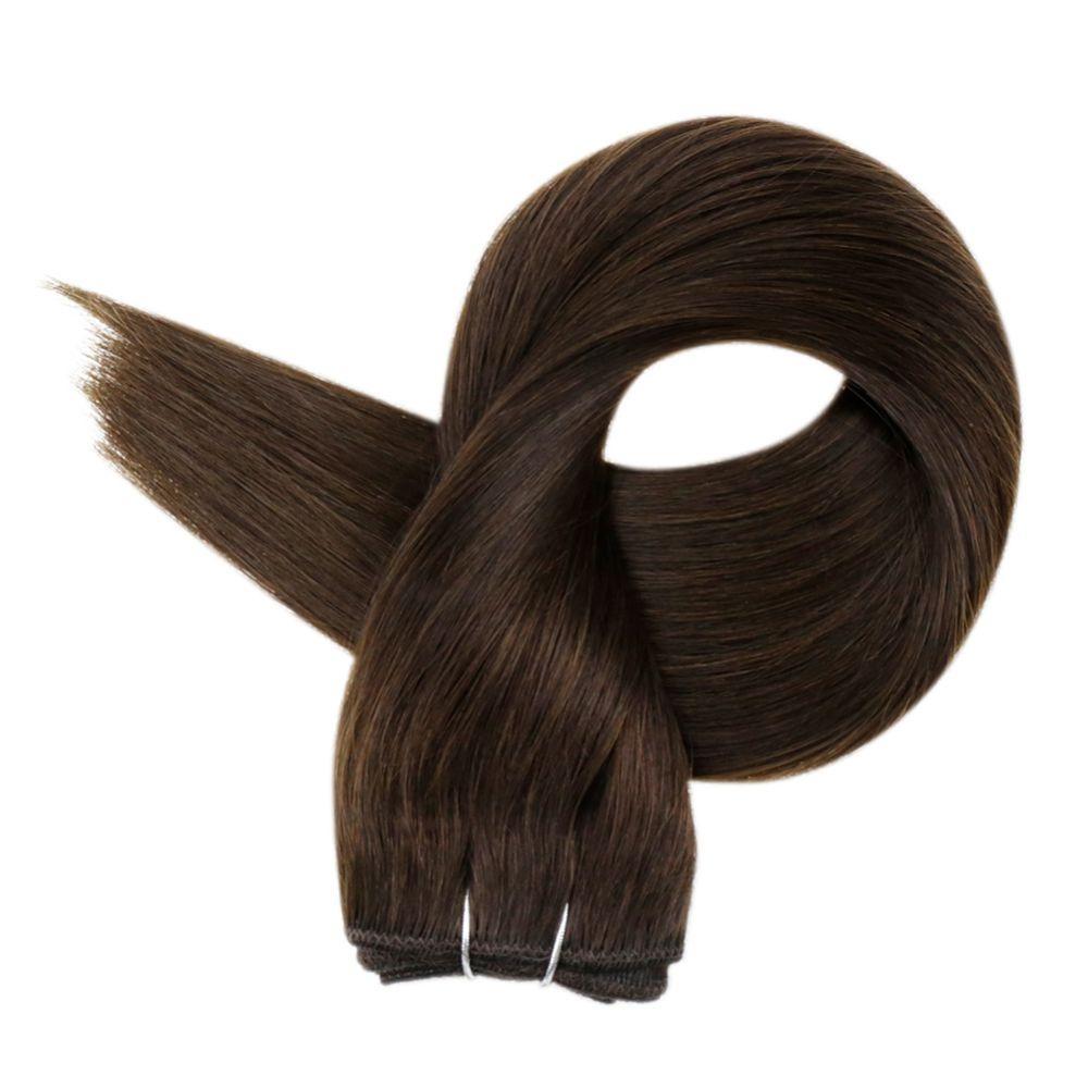 sew in weft hair extensions brown hair color