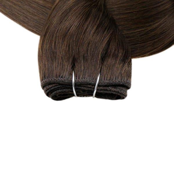 virgin human hair full cuticle weft hair extensions for women