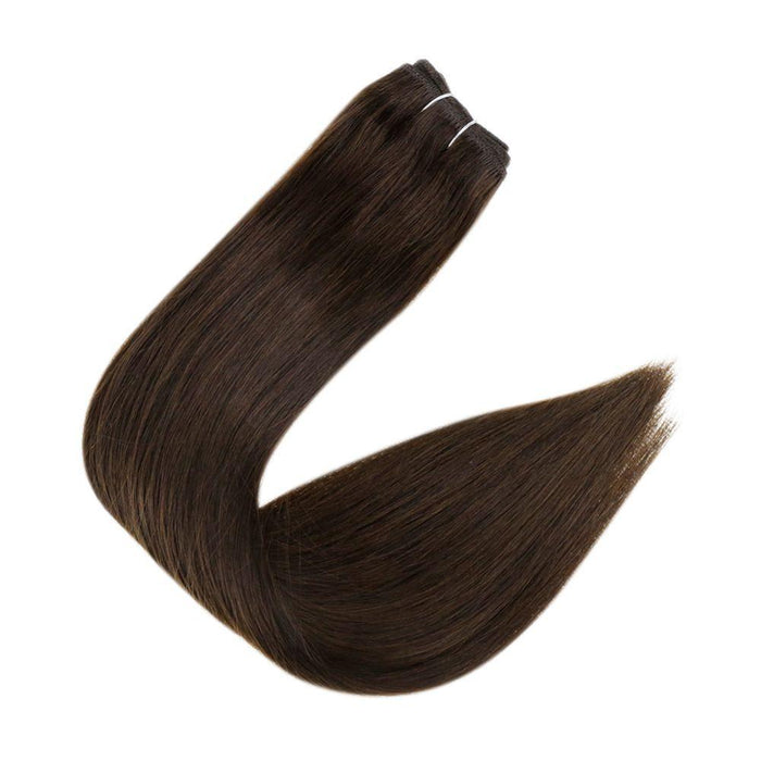 weft hair extensions 100% real human hair